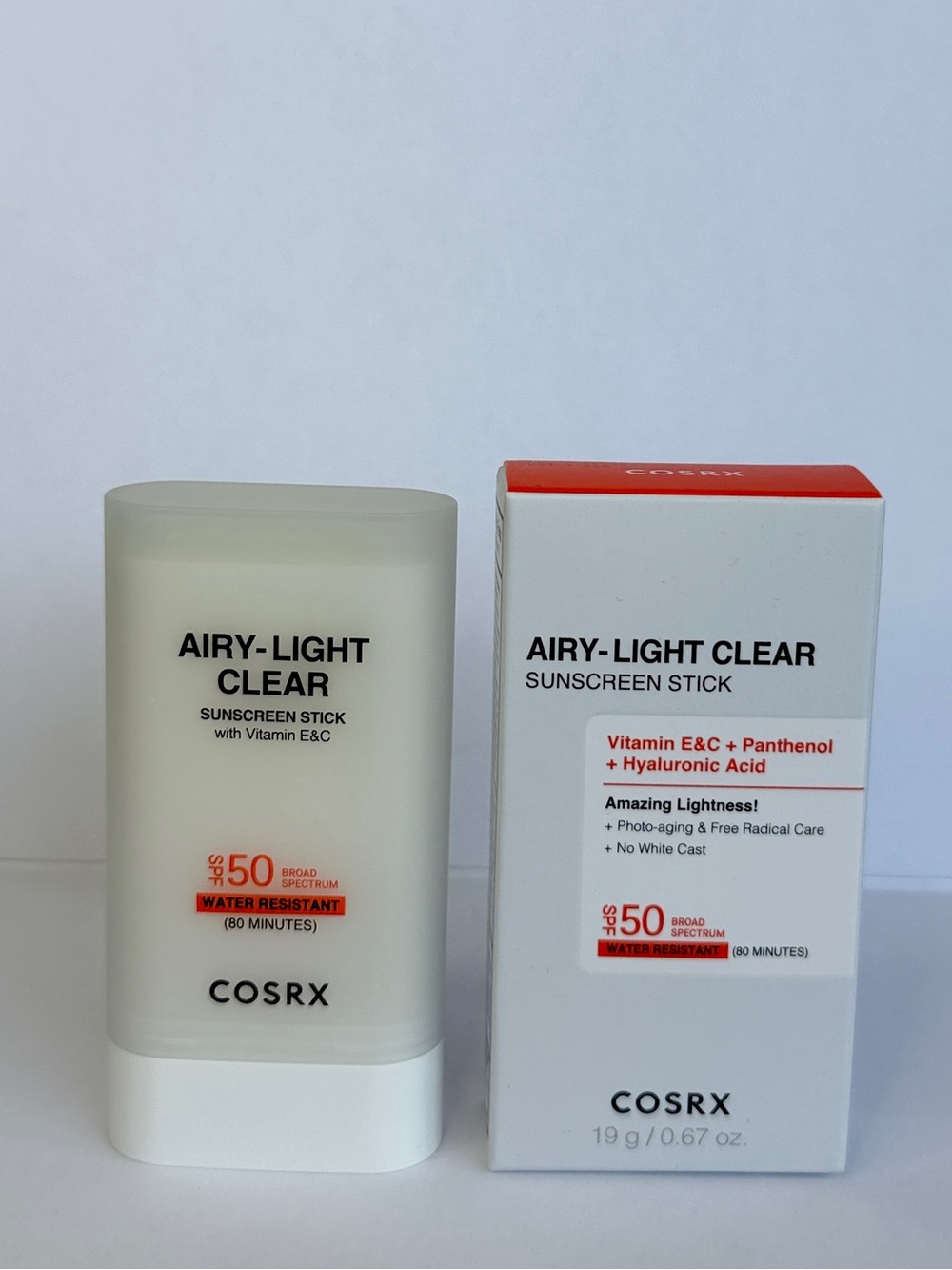COSRX Airy-Light Clear Sunscreen Stick SPF 50